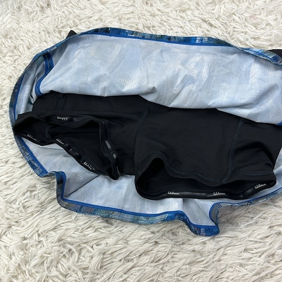 Lululemon Pace Rival Skirt (Regular) *No Panels Sun Dazed Multi Blue Super Dark - Picture 2 of 5